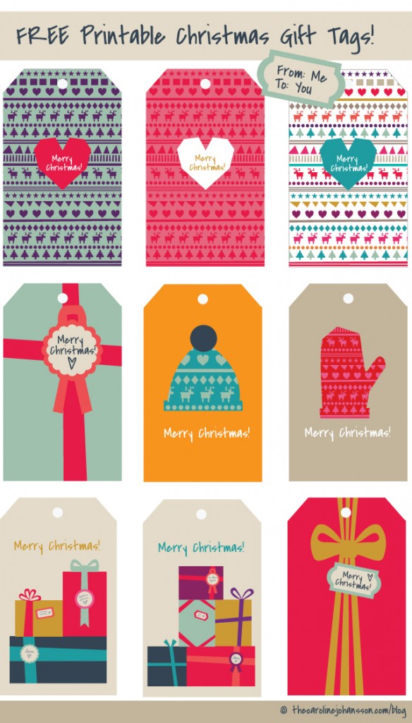 Free Printable Christmas Gift Tags That You Can Edit And Personalize Instantly Moneypantry