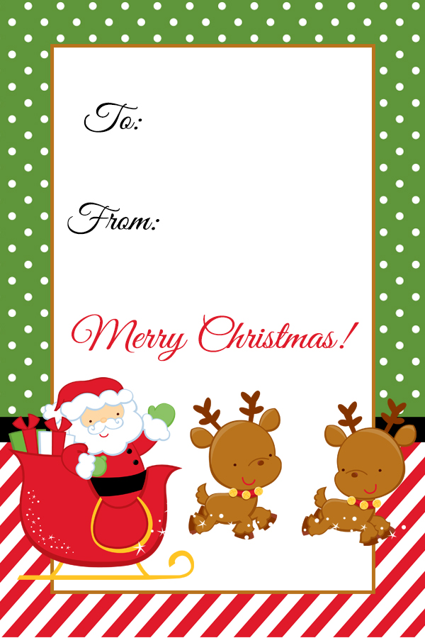 47 Free Printable Christmas Gift Tags (That You Can Edit and