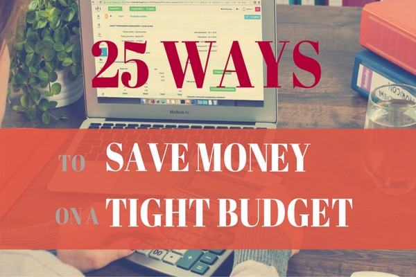 smart ways to save money on a tight budget