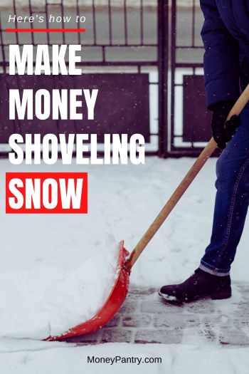 Here's how you can make money shoveling snow this winter...