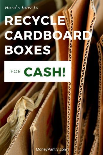 Here's how you can recycle used cardboard boxes for money near you or online (and how to get free cardboard)...