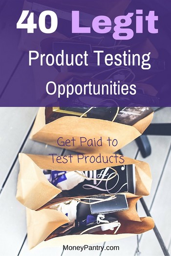 Product Testing Items For Free 40 Legit Companies That Pay You To Test Products Moneypantry