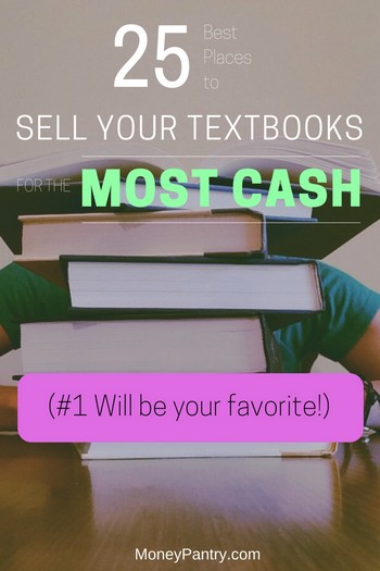 Need cash for the next semester to buy new books? Sell your old ones using one of these places to get the most cash for each old textbook...