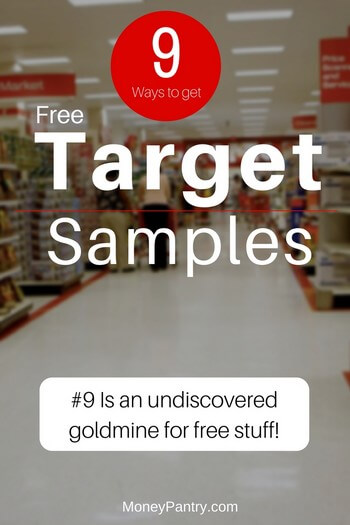Use these super easy ways to get Target samples and freebies, from shampoo and makeup to food, baby stuff and more...