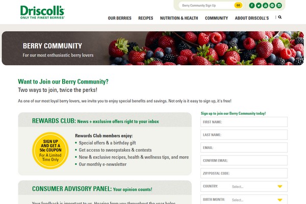 Driscoll’s Berry Survey Panel: Earn Rewards & Free Coupons for Groceries