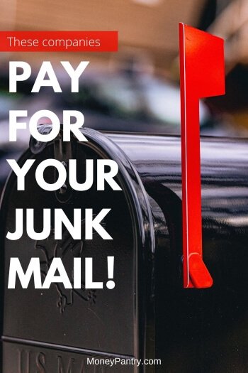 Wanna get paid to receive junk mail? With these companies your junk mail makes you money!