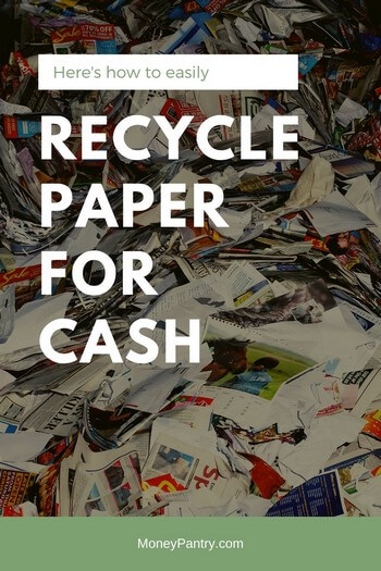 Here's how you can make money recycling paper (in 4 simple steps!)...