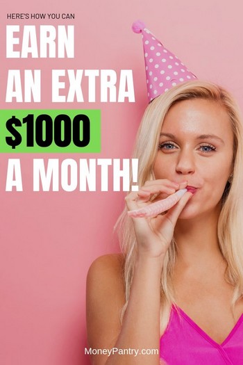 27 Realistic Ways to Make an Extra $1,000 per Month (Legit Ways that  Actually Work!) - MoneyPantry