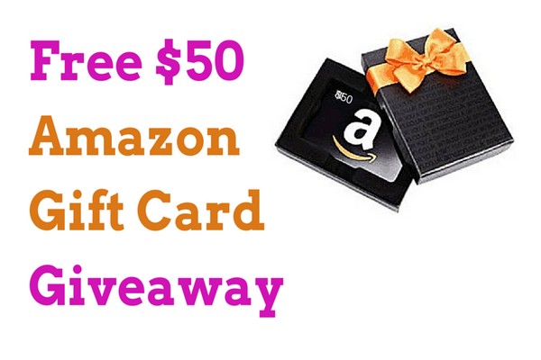 Free $50 Amazon Gift Card Giveaway
