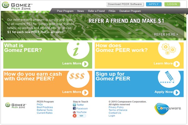 how much can you make from gomez peer