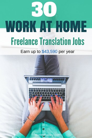 Top 30 companies that hire online freelance translators.