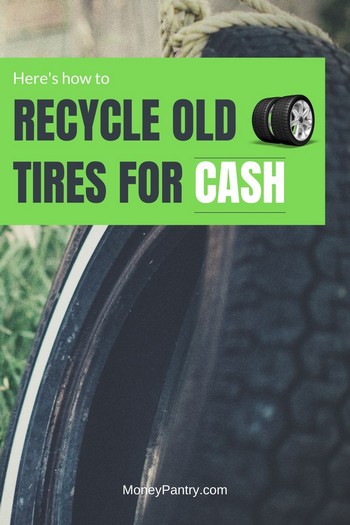 Here are simple ways you can make money recycling old tires for cash near you...