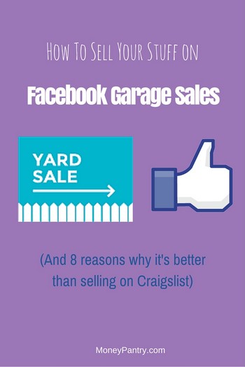 Here's how you can sell your stuff on Facebook with a virtual yard sale...