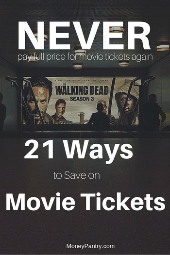 21 Ways to save on movie ticket prices