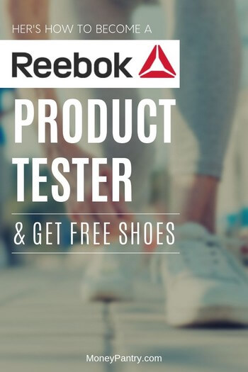 Like Reebok shoes? Here's how you can become a Reebok product tester and get their shoes for free today...