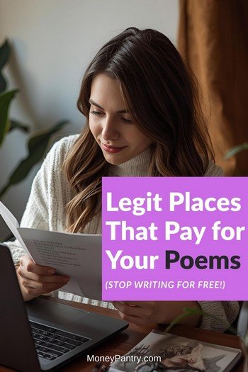 A Guide on How to Submit Your Poems for Money Online A female poet sitting at her desk and using a laptop to submit her work to one of the online literary magazines that pay for poetry, following the steps in this guide.