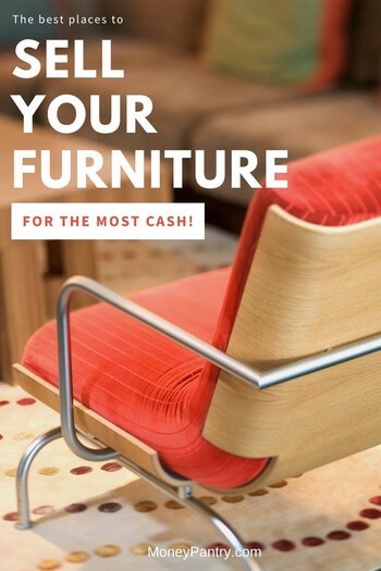 List of sites and apps where you can sell your used and unwanted furniture for fast cash near you or online...