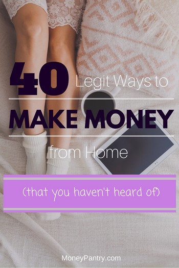 40 Legit & Real Ways to Make Money from Home (Without any Investment!) -  MoneyPantry