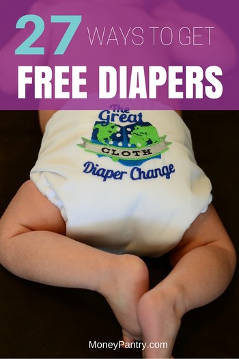 27 Ways you can get free baby diapers and wipes...