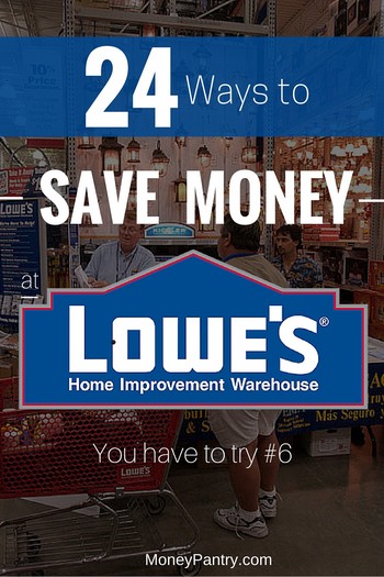 How To Save Money At Lowes