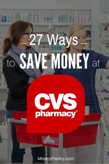 Did you know not only you can save money at CVS, you can also get free stuff & get paid for shopping there?