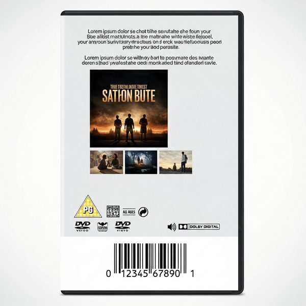 A graphic showing where to find the 12-digit UPC barcode on the back of a standard DVD case