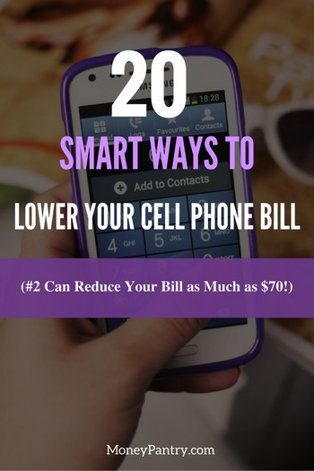 20 Ways You Can Save Money on Your Cell Phone Bill ...