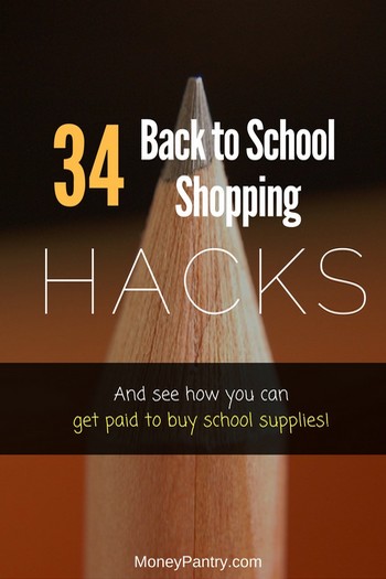 Time to save some money on back to school shopping!