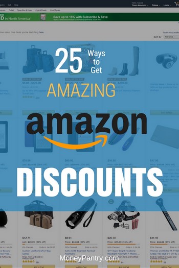 You can save $1000's with Amazon coupons, promo codes, deals, and using third party apps and websites like these.