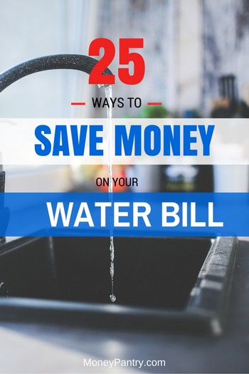 These are easy steps you can take today to reduce your water consumption and water bill.