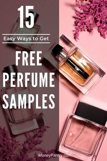Use these options to get totally free perfume samples...