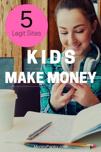 5 Awesome sites for anyone under 18 to make extra money from home...