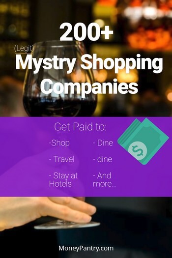 Become a mystery shopper for one of these legit companies and get paid to shop, dine, stay at hotels and more...