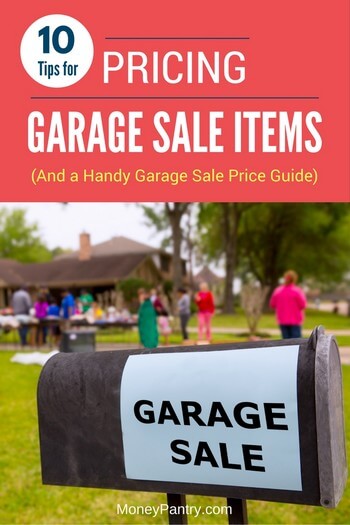 Garage Sale Pricing Guide  Best Way to Price Garage Sale Items