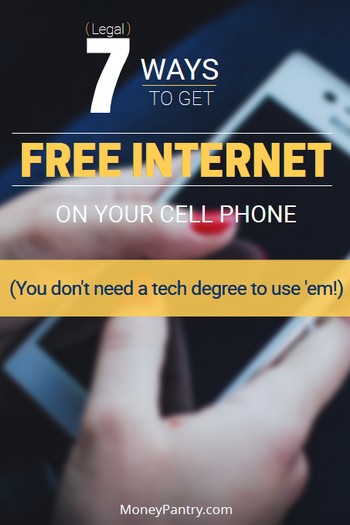 These are very easy ways anyone can get free internet and data for their cell phone (Android and iPhone.)