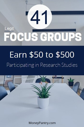 These research firms pay you to participate in their local and online focus group and taste testing studies