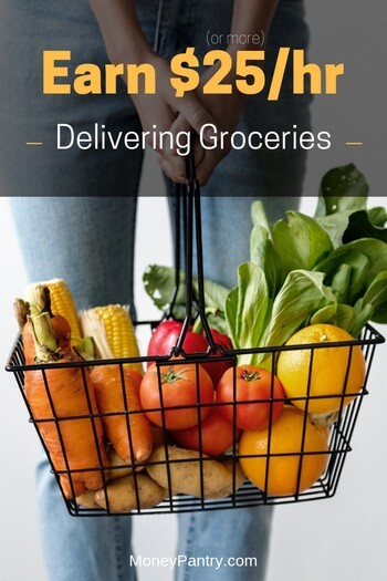 Earn up to $25/hour buying groceries for other people!