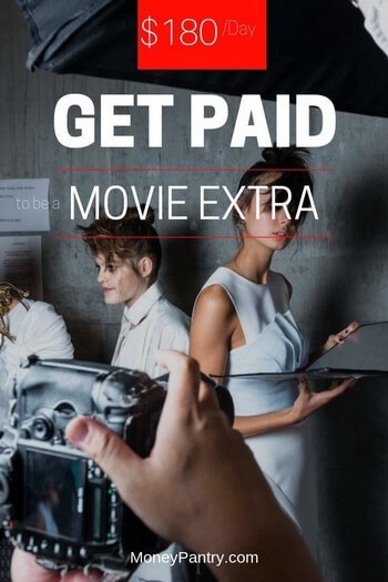 You could earn up to $180 a day as a movie extra. Here's how to find movie extra jobs today...