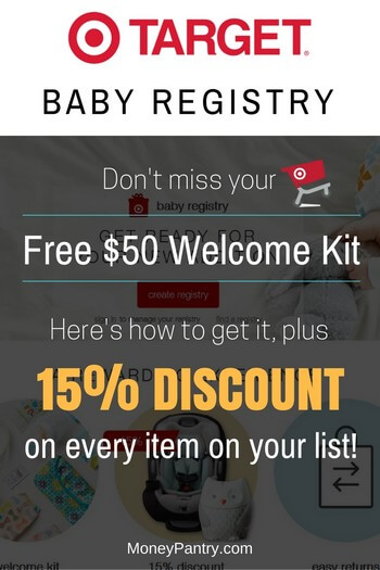 Free stuff target cheap baby registry