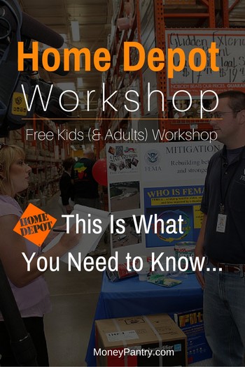 This is what you need to know to get the most out of the Home Depot Workshop and its free classes for kids (& adults)...