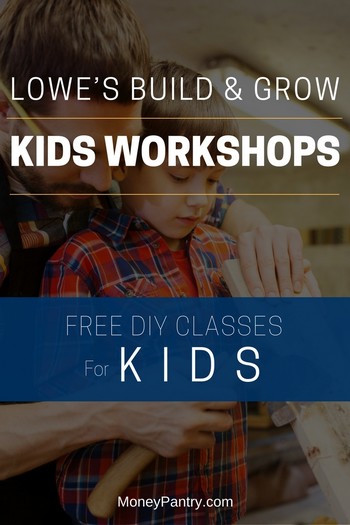 Lowe's Build & Grow was cancelled but here is what you can do to get more free DIY classes for your kids...