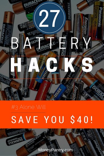 Use these tips to save $100s on batteries (phone, laptop, remote controls, etc.)