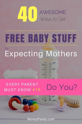 You don't have to be an expecting mom to take advantage of these baby product freebies though...
