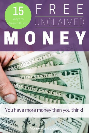 How to store find unclaimed money