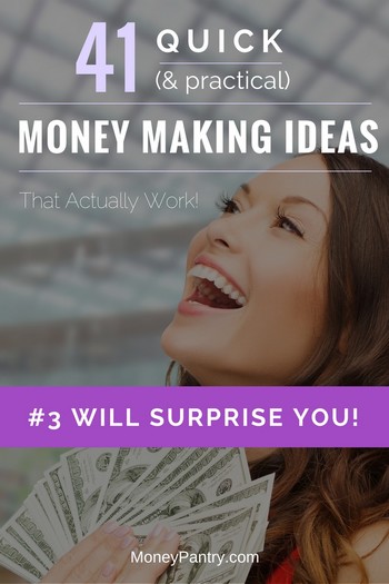 With some of these options you can make money with no money fast (sometimes in an hour or within a day)...