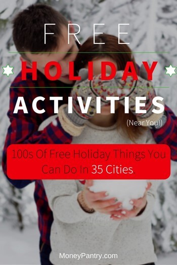 Free Christmas Activities Near Me: 35 Cities with Free Holiday Events &amp; Celebrations - MoneyPantry