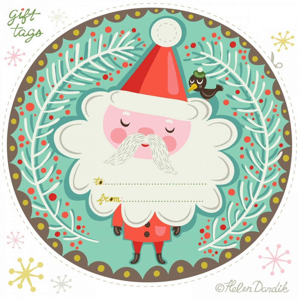 Editable From Santa Christmas Gift Tags, Holiday Secret Santa Gift Tags,  Customizable Christmas Gift Tags Instant Download id:5492832 