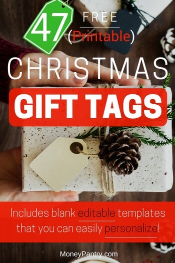 47 Free Printable Christmas Gift s That You Can Edit And Personalize Instantly Moneypantry