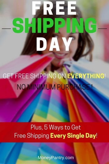 Free Shipping Day 2020 Saver S Guide 5 Ways To Get Free Shipping Everyday Moneypantry