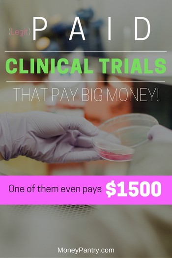 medical research paid trials